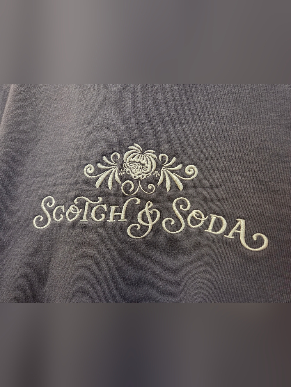 SCOTCH & SODA Dusty Purple Logo Hoodie - Picture 3 of 4